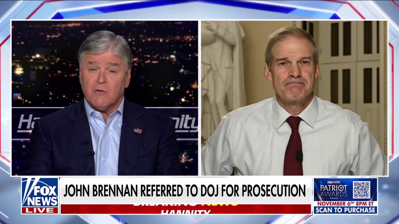 Jim Jordan refers former CIA Director Brennan for prosecution 