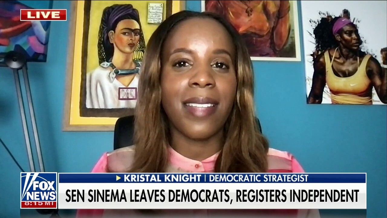 Sinema’s party switch-up is an attempt to ‘make news about herself’: Kristal Knight