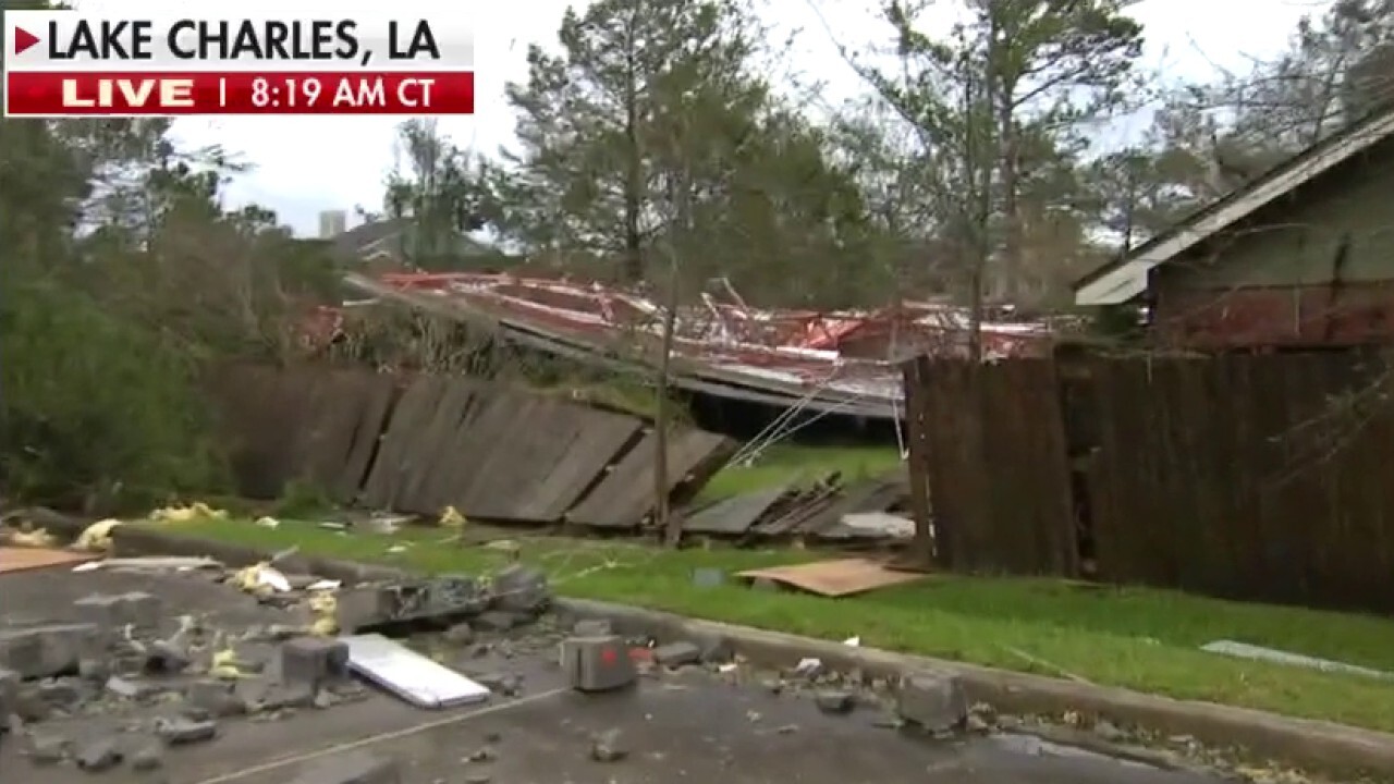 First look at hurricane damage in Lake Charles, Louisiana