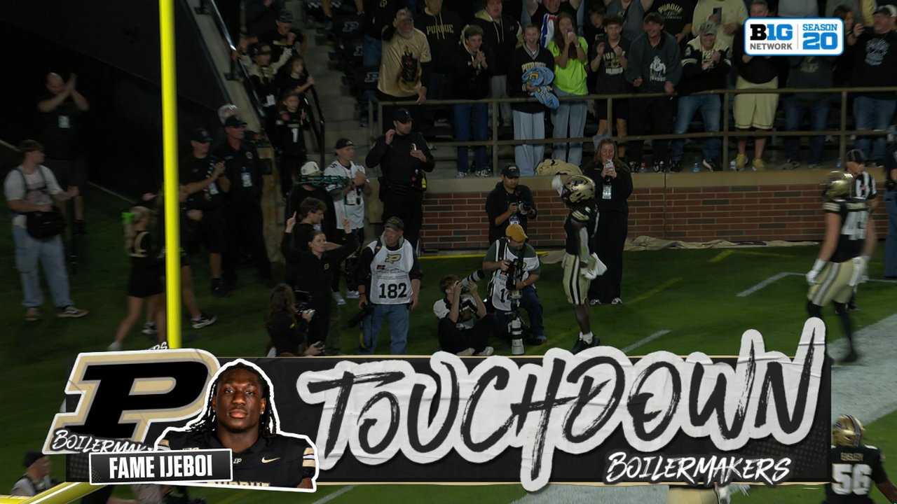 Fame Ijeboi rushes for 3-yard TD, extending Purdue's lead over Minnesota