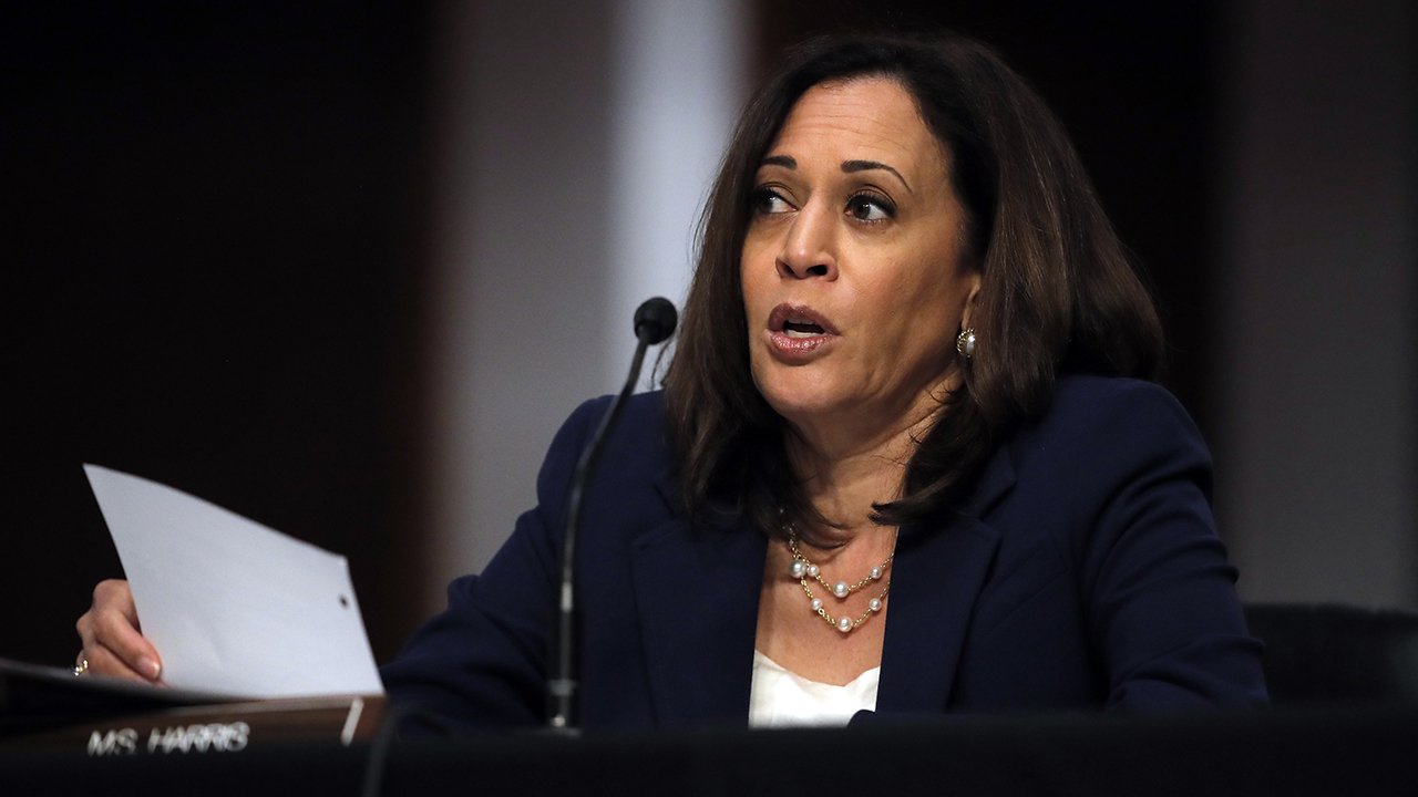 Harris slams Republicans for 'rushing' Supreme Court nominee through to repeal ObamaCare