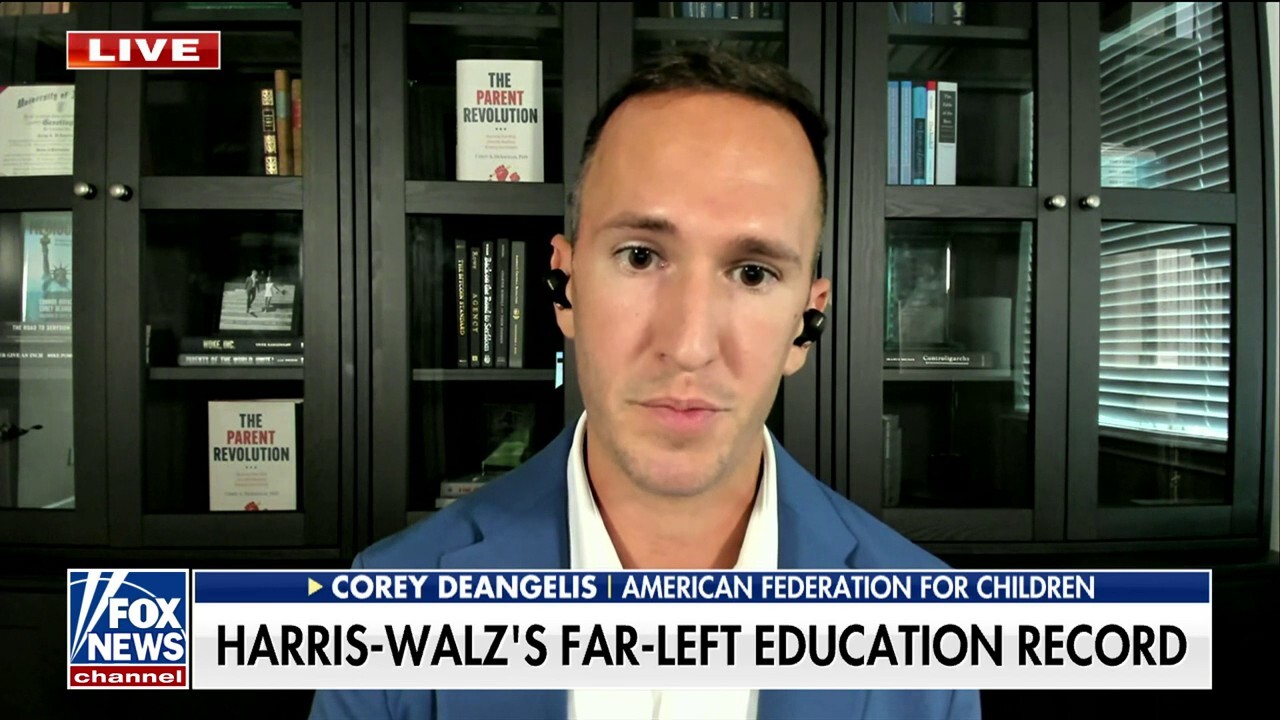 Kamala Harris is 'too lockstep' with the teachers' union: Corey DeAngelis