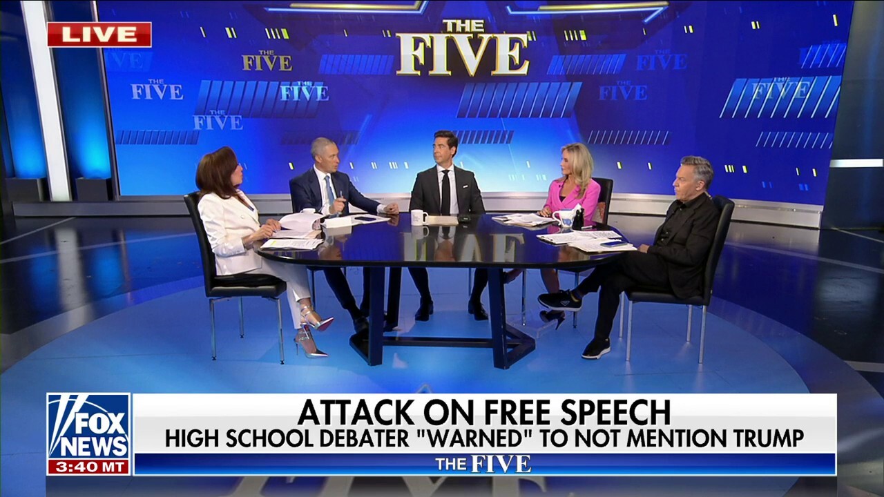 'The Five': High school debater warned not to mention Trump