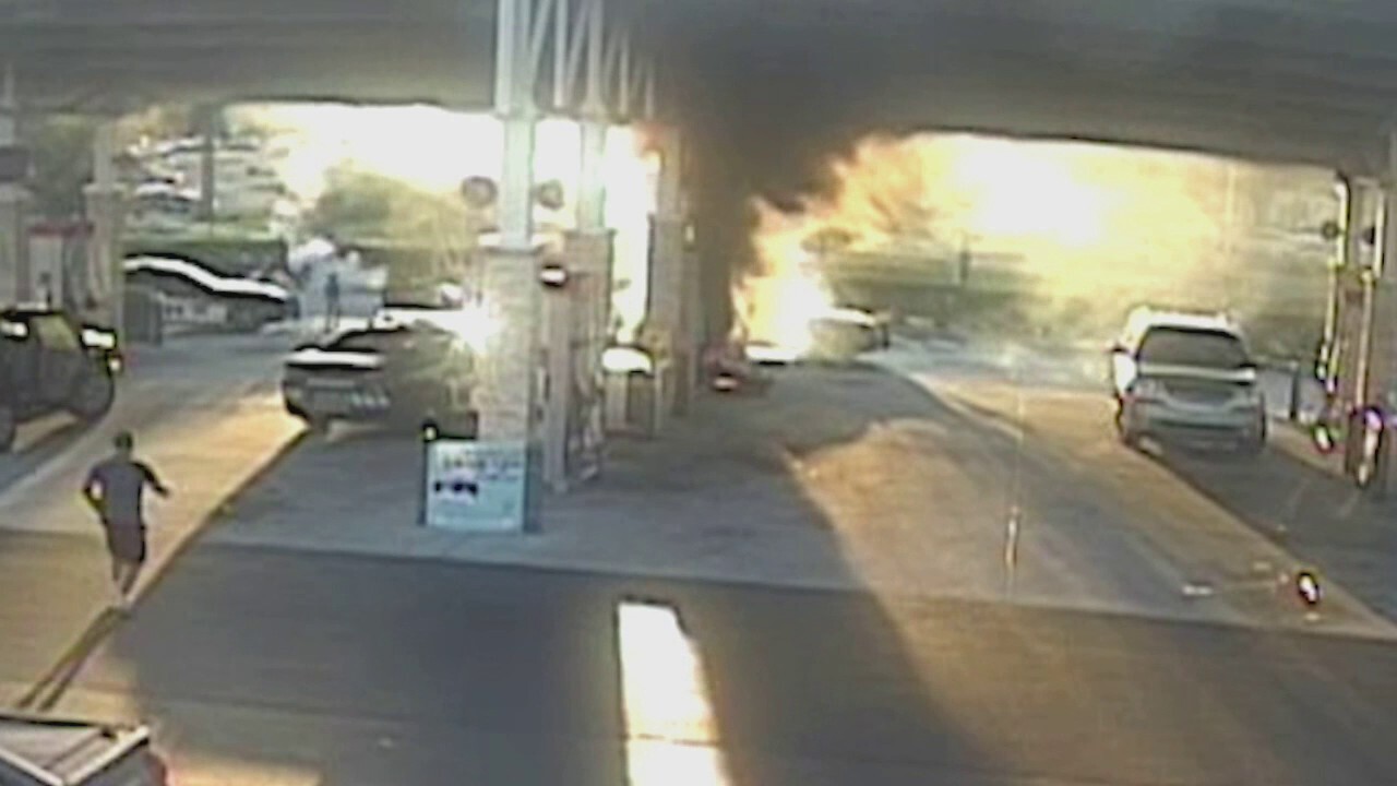 Massive fire at a Florida gas station ignited by a deputy's Taser