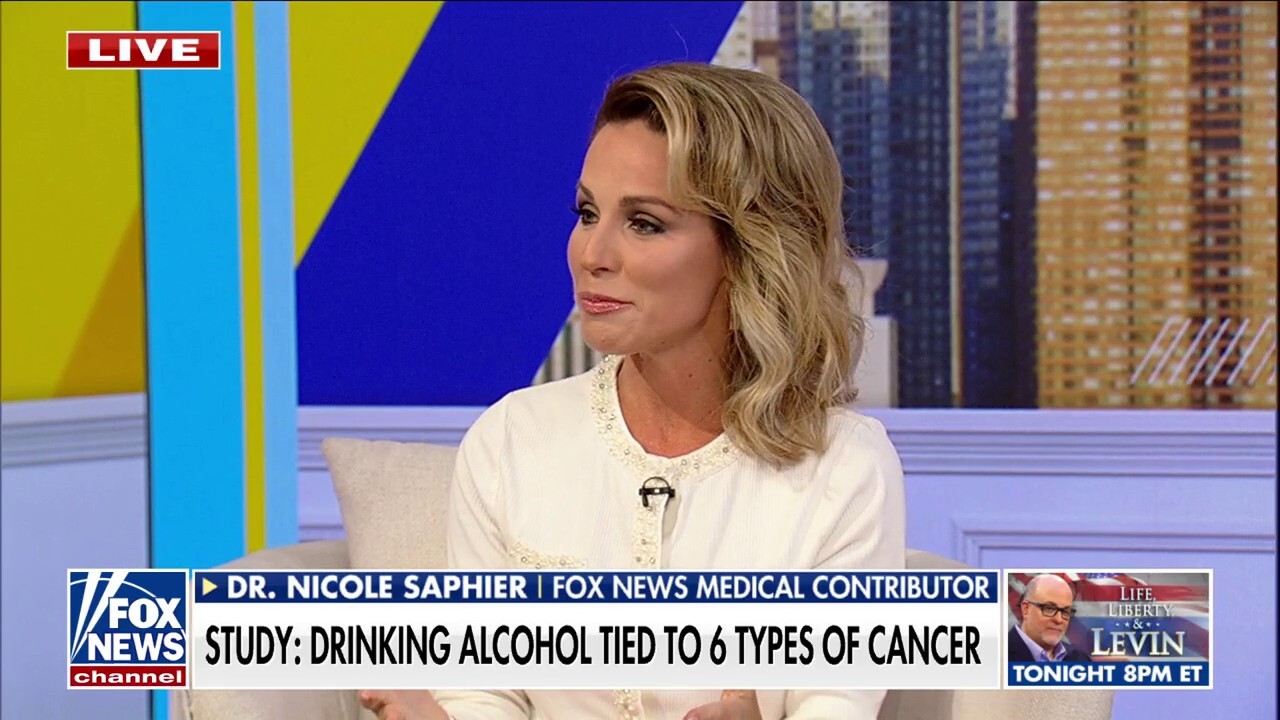 Dr. Nicole Saphier: 'It's a well-known fact that alcohol is linked to a rise in cancers'