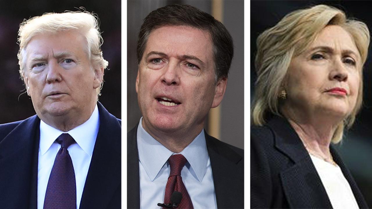 Media pounce on report Trump wanted Hillary, Comey probes