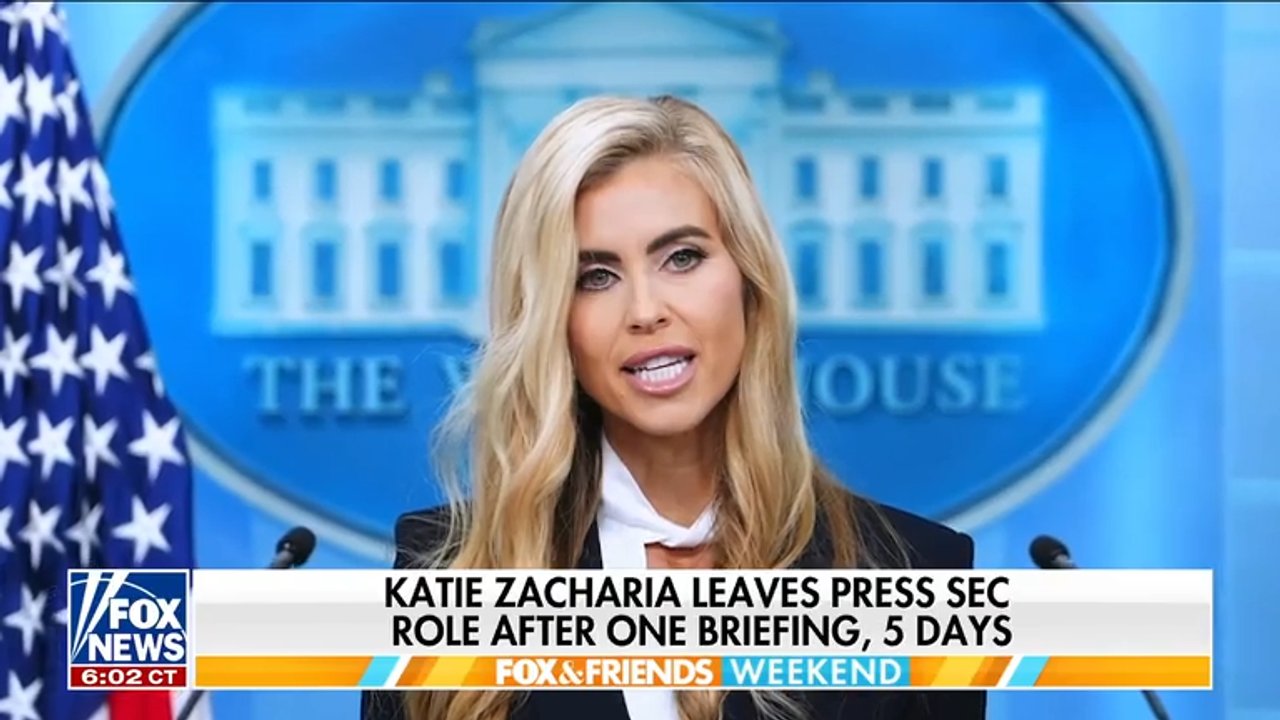 Katie Zacharia steps down as press secretary after five days