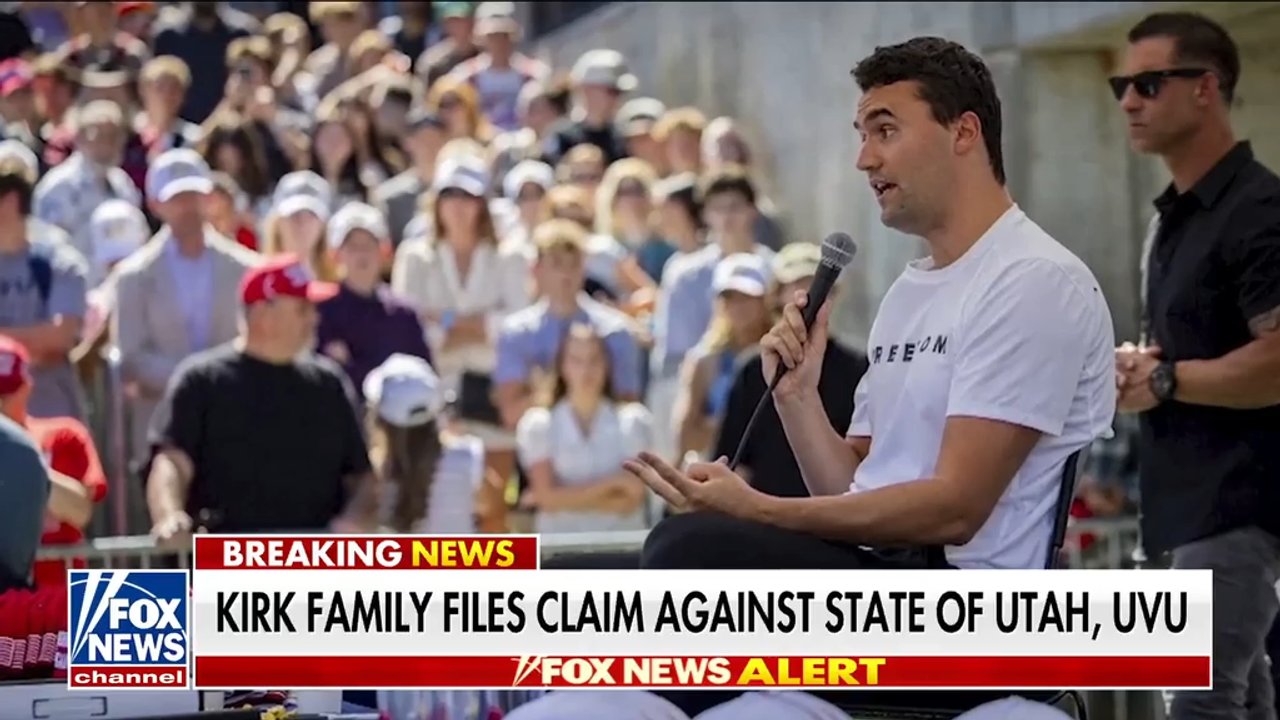Fox News' Claudia Cowan provides details on the Kirk family's notice of claim against the state of Utah and Utah Valley University one year after his killing. 'Fox & Friends' co-hosts and Fox News contributor James Gagliano weigh in.