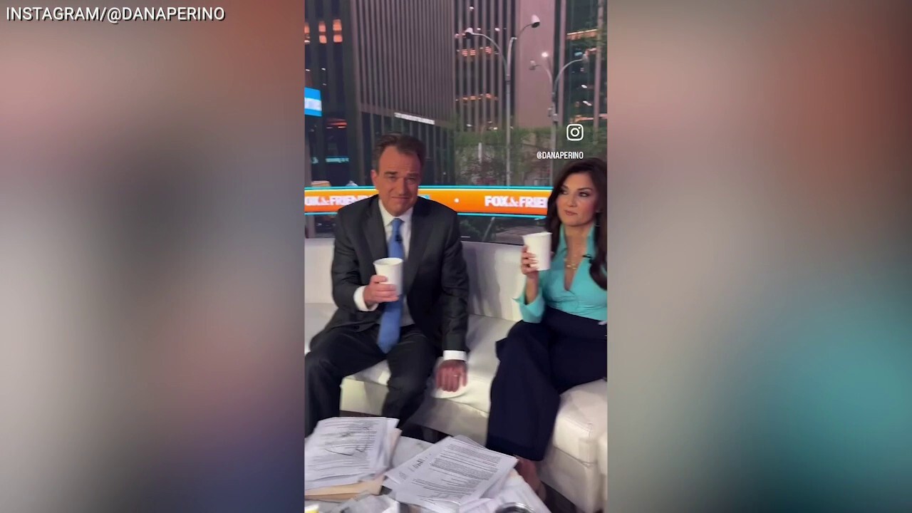 Dana Perino shares her mushroom coffee with Fox News colleagues