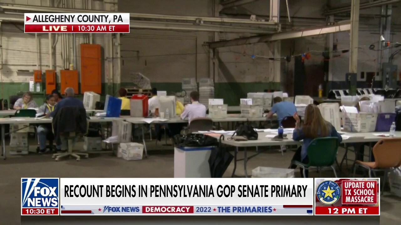  Pennsylvania GOP Senate primary recount begins