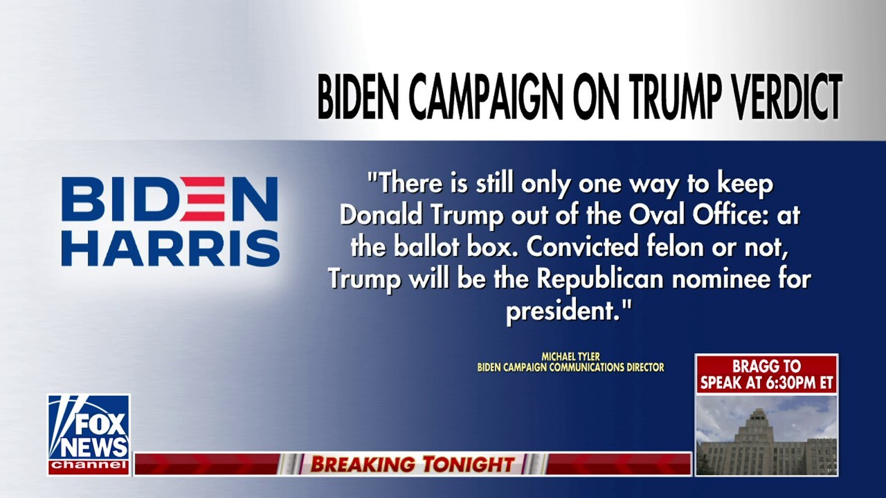Biden campaign says Trump needs to be kept out of the Oval Office through the ballot box