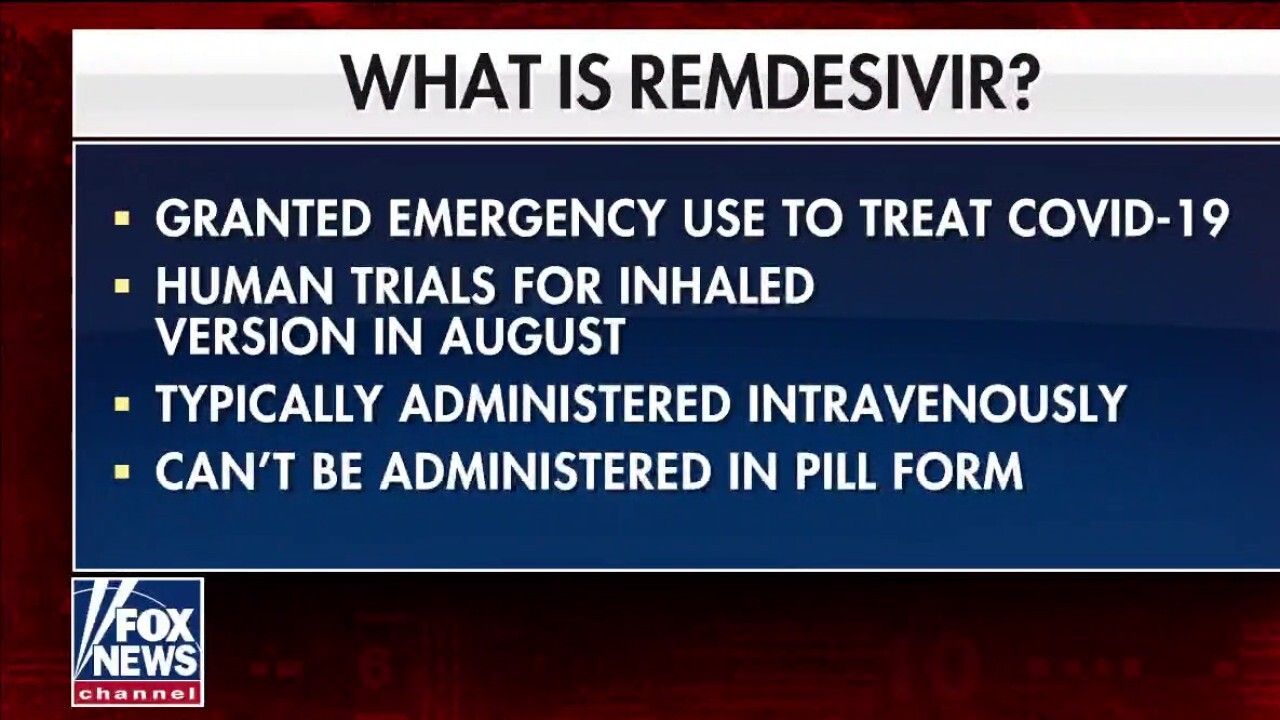 Gilead to start testing inhaled version of remdesivir