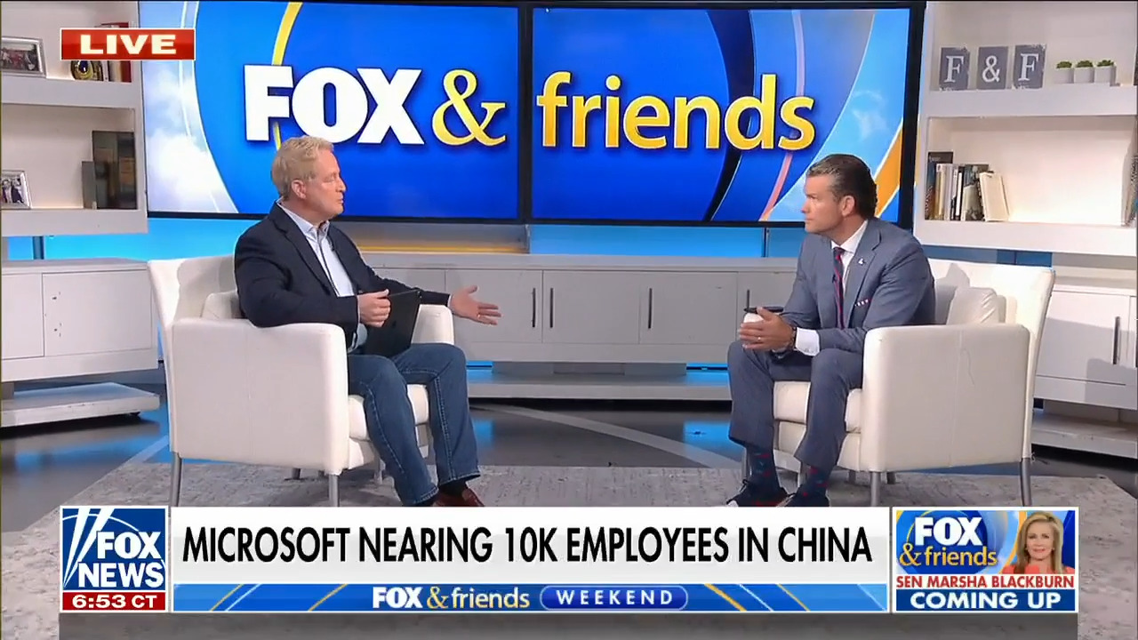 Microsoft nears 10k employees in China: Kurt Knutsson