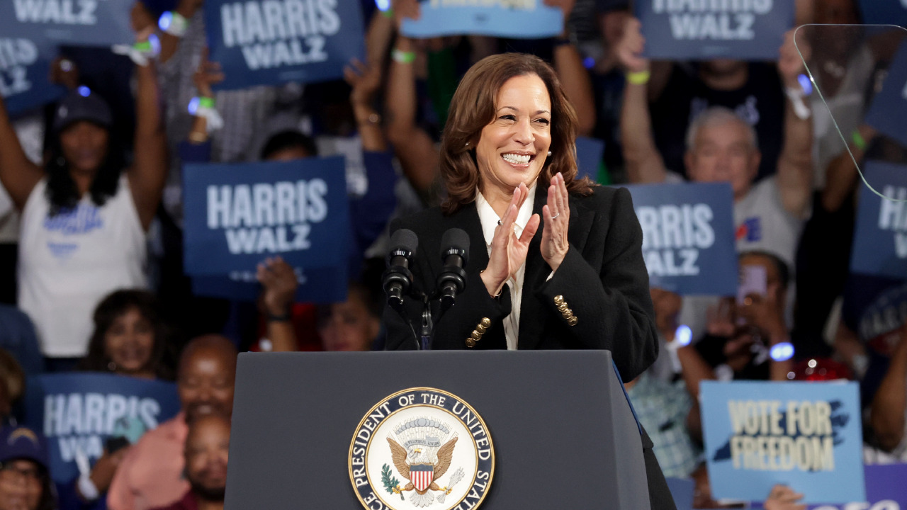 WATCH LIVE: VP Harris rallies supporters in swing state North Carolina