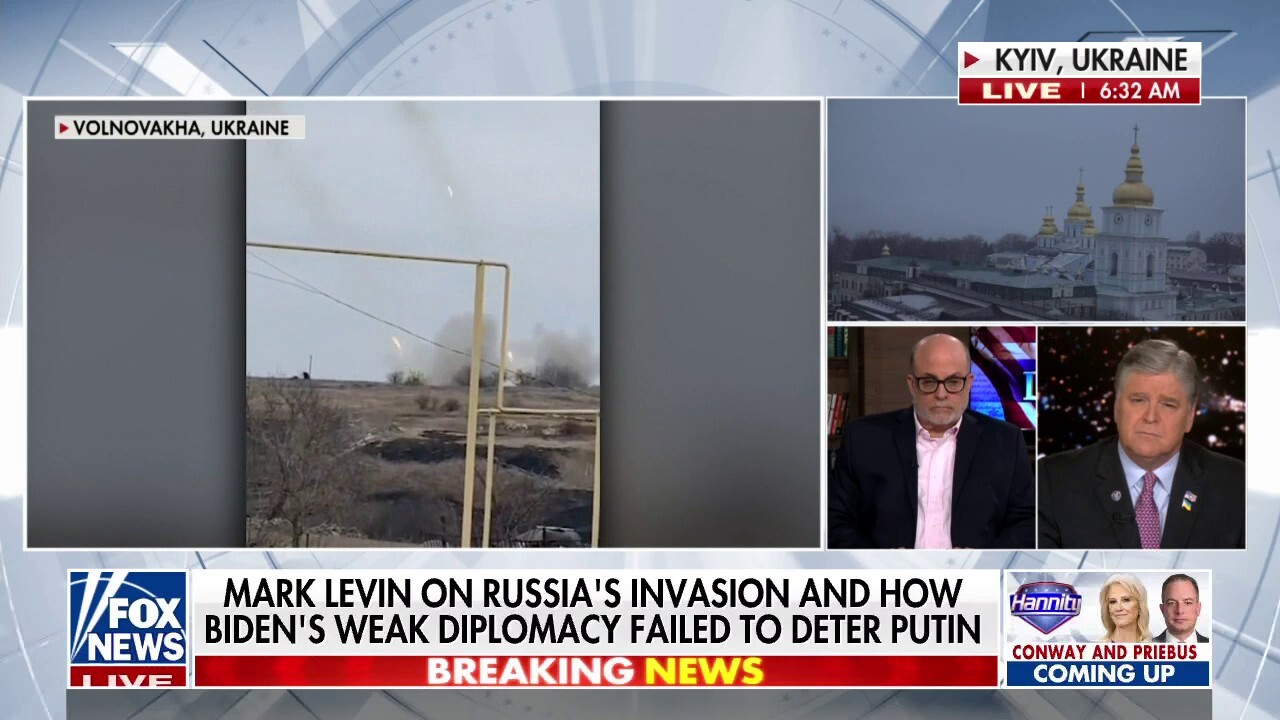 Mark Levin: 'The Ukrainians need more weapons'