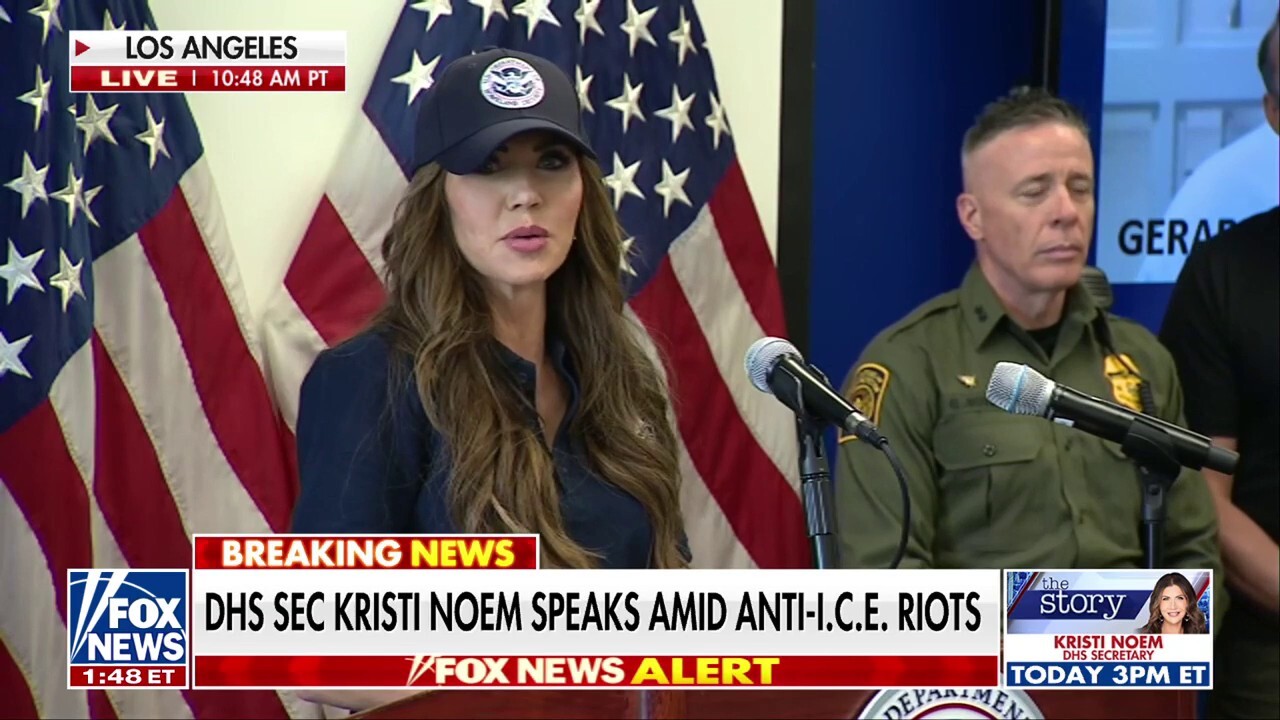 DHS to boost presence in LA to ‘liberate’ city amid anti-ICE riots, Noem says