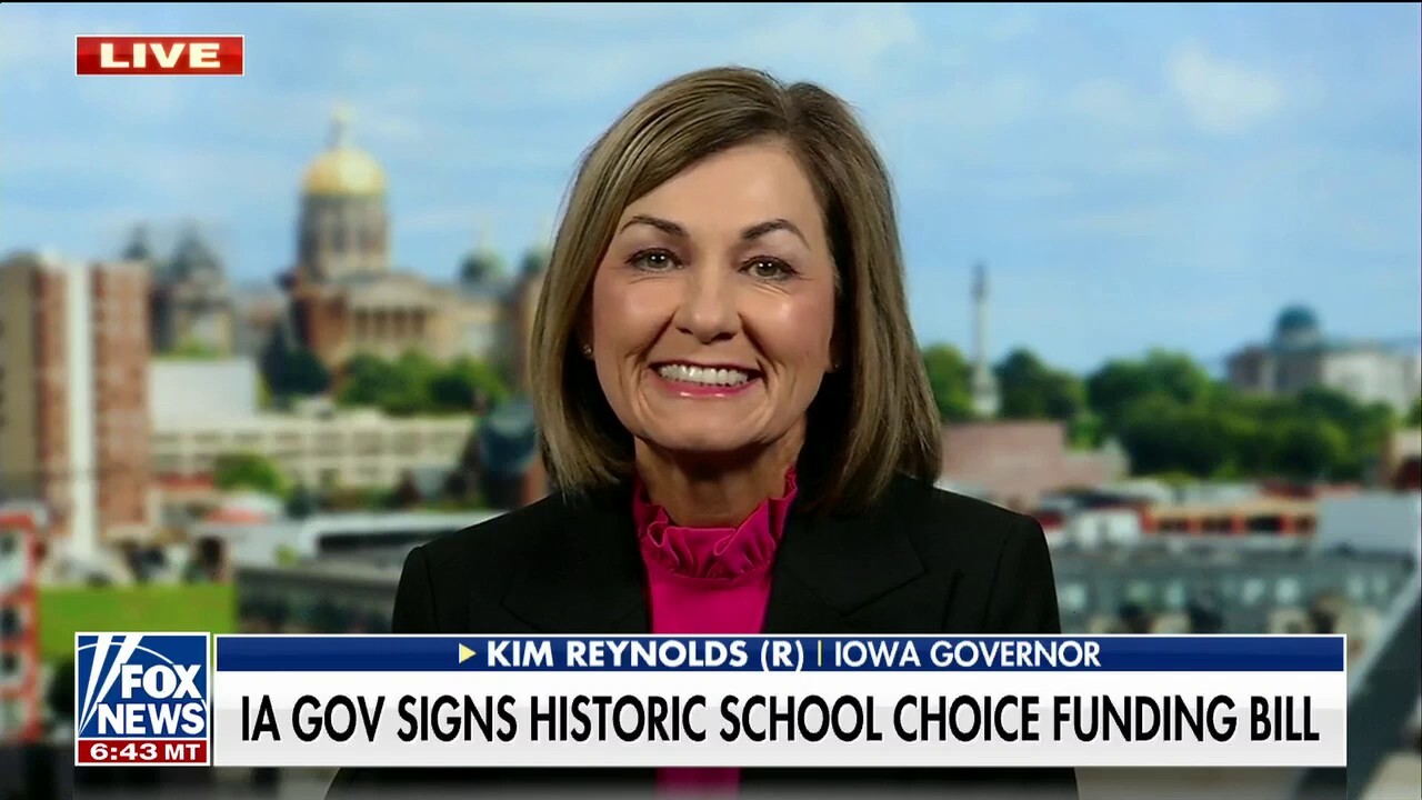 Iowa governor touts school choice law, says other states should follow