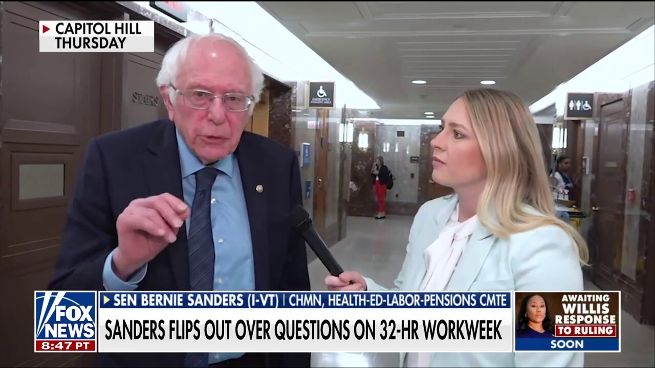 Bernie Sanders 'flips out' when pressed on 4-day work week proposal