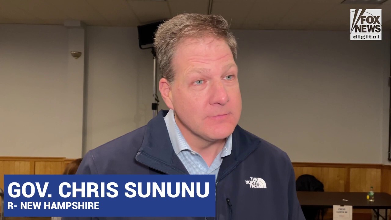 New Hampshire Gov. Chris Sununu says 'a strong second is going to be great' for Nikki Haley in presidential primary