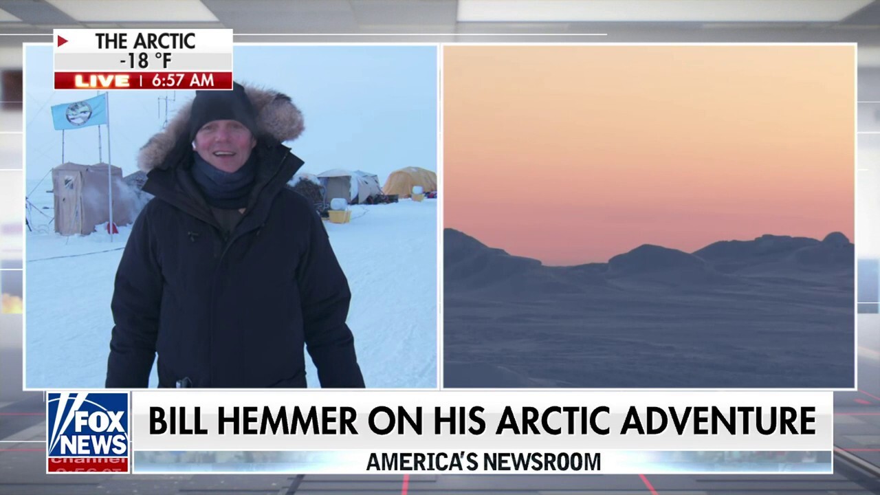 Bill Hemmer travels to Arctic Ocean with US Navy