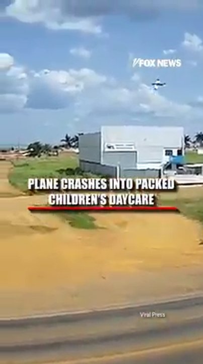 Plane crashes into packed children’s daycare in Brazil