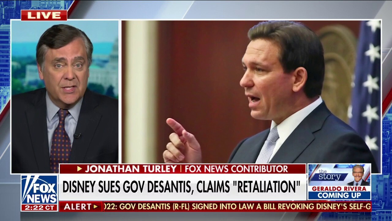 Jonathan Turley on Disney’s DeSantis lawsuit: This is a ‘hail Mickey’