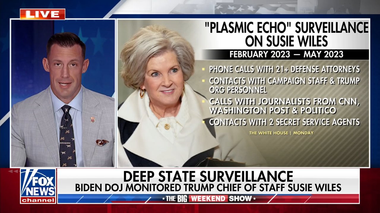 Biden-era tracking of Susie Wiles' calls an 'outrageous abuse of power': Acting deputy AG