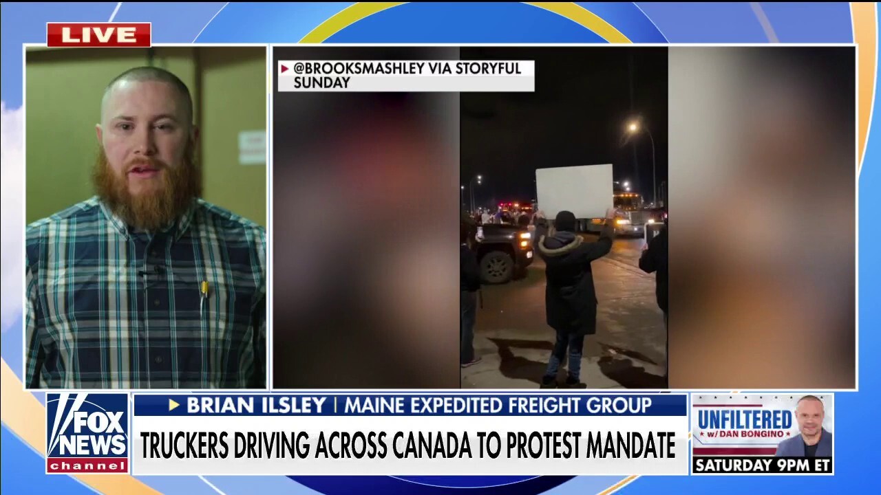 Truckers driving across Canada protesting vaccine mandate