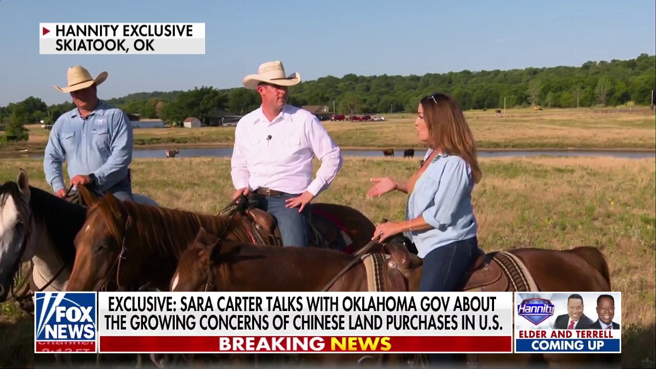 Sara Carter talks with Oklahoma government about Chinese land purchases