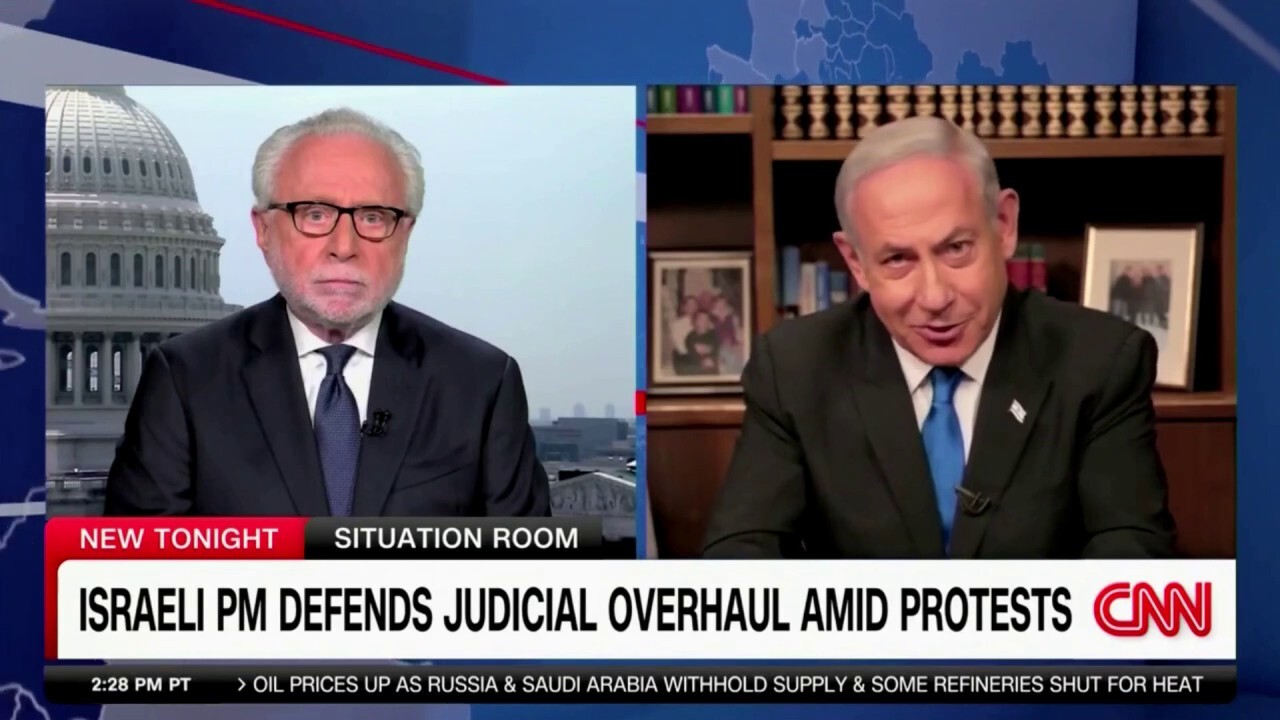 Wolf Blitzer interrupts Israeli Prime Minister Netanyahu multiple times in heated debate: 'Let me answer'