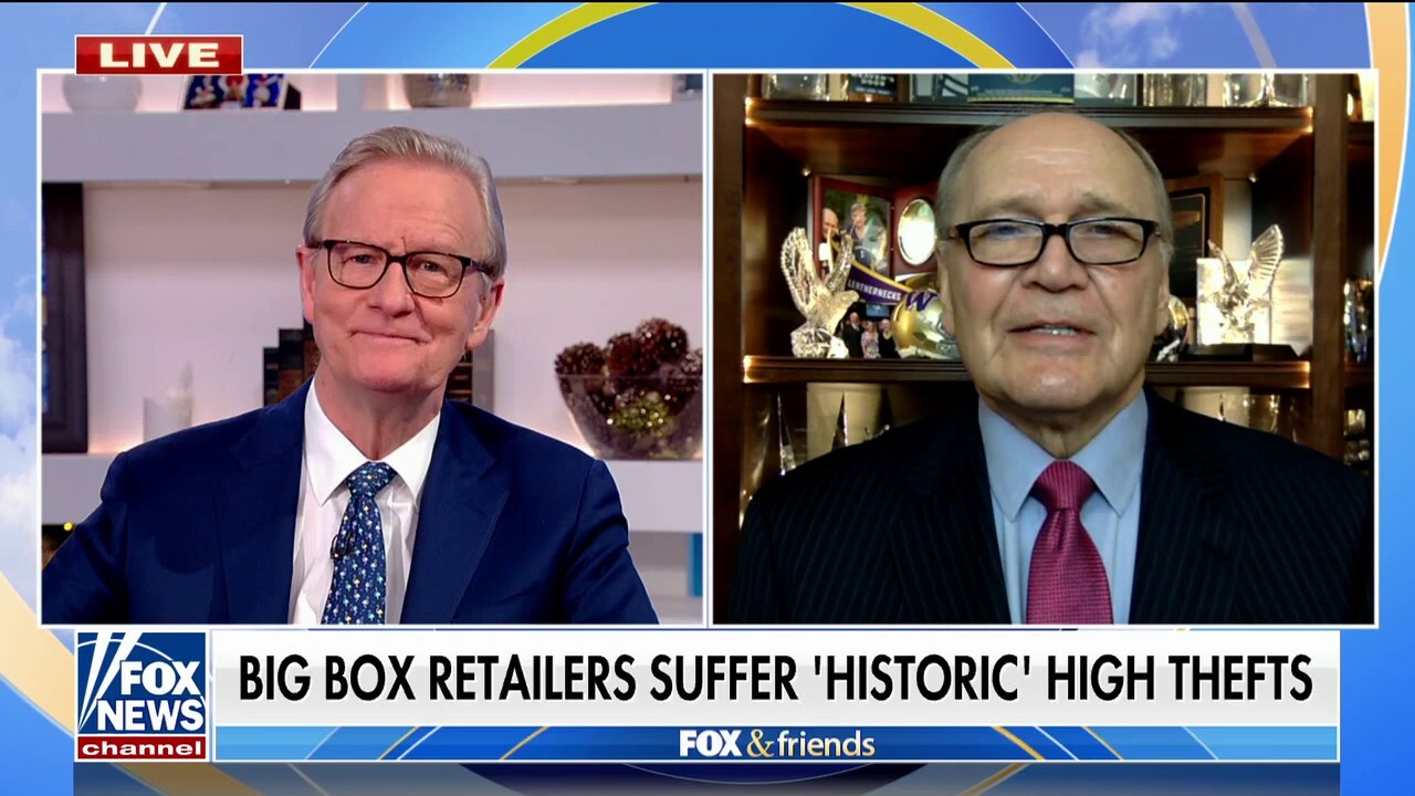 Former Chrysler Chair & CEO Robert Nardelli talks about big nationwide retailers facing historic levels of theft and other crimes.