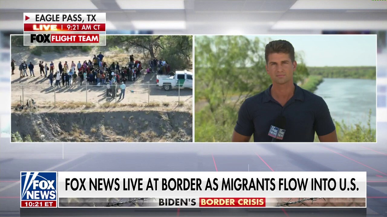 Migrants continue to flood across southern border