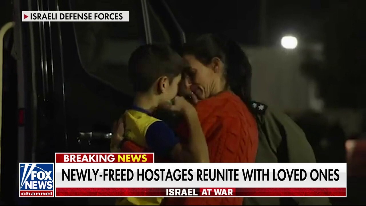 Newly-freed hostages reunite with loved ones back in Israel
