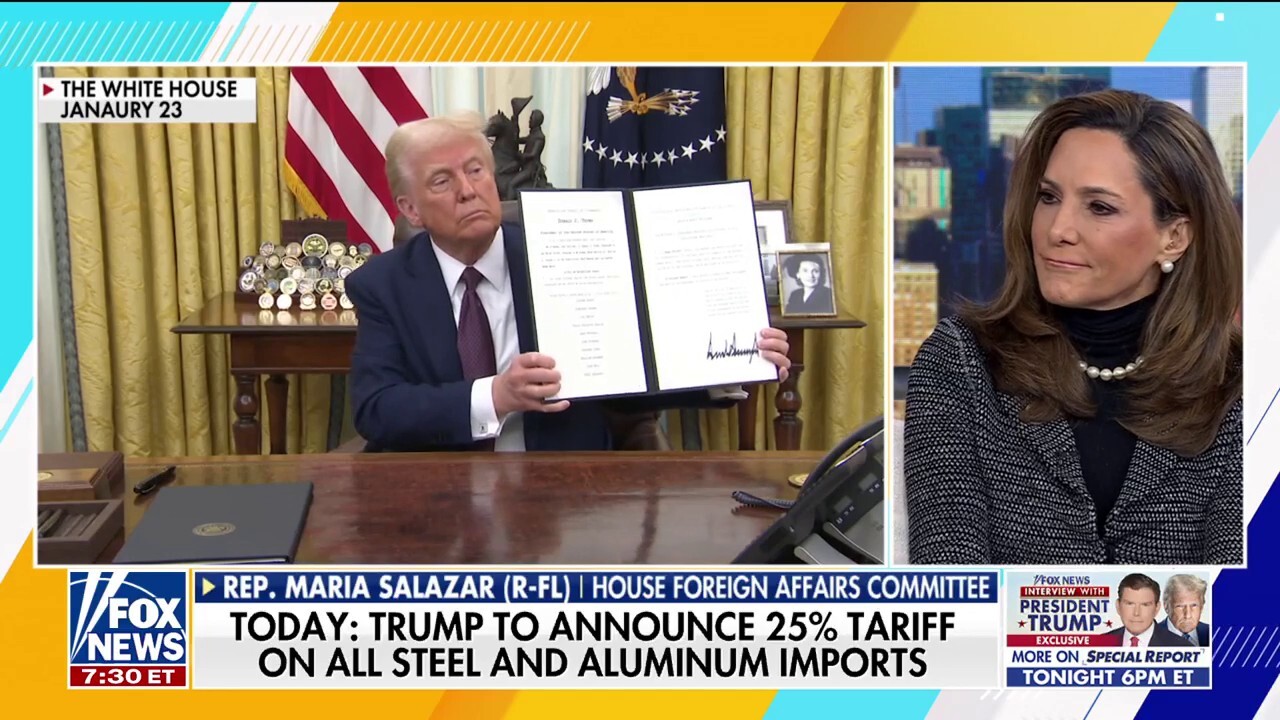 Rep. Maria Salazar, R-Fla., joined 'Fox & Friends' to discuss how President Donald Trump is re-writing trade policy with the world, how Republicans will come together to advance his agenda and wasteful spending at USAID.