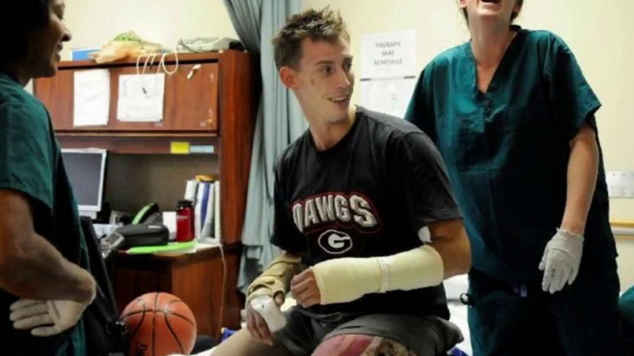 Johnny Joey Jones reflects on losing his legs in Afghanistan 10 years ago 