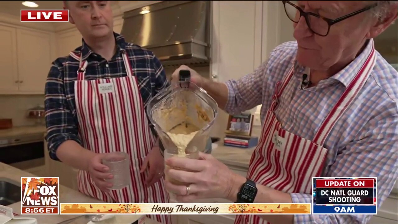 Doocy family makes their Thanksgiving Day breakfast