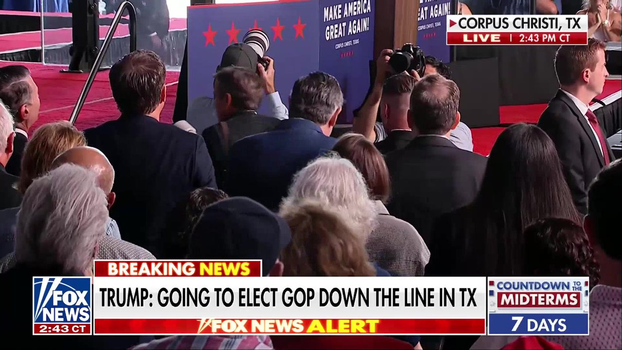 President Trump campaigns for Ken Paxton in Texas ahead of close Senate fight