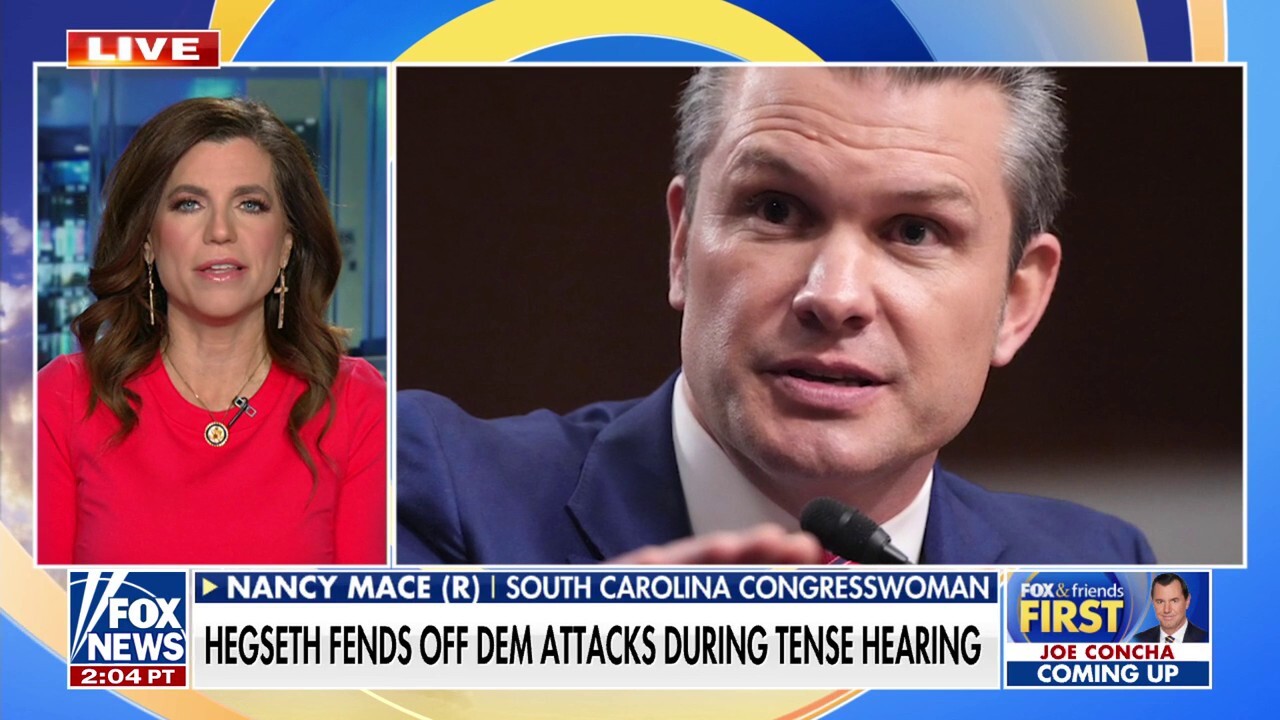 Democrats were 'completely unhinged' during Pete Hegseth's confirmation hearing, Rep. Nancy Mace says