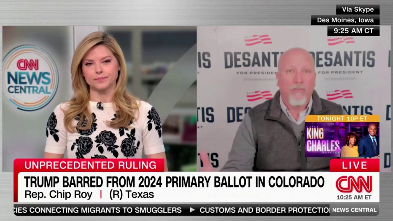 Чип Рой осъжда дисквалификацията на Тръмп от гласуването в Колорадо през 2024 г., прогнозира, че SCOTUS ще отмени решението