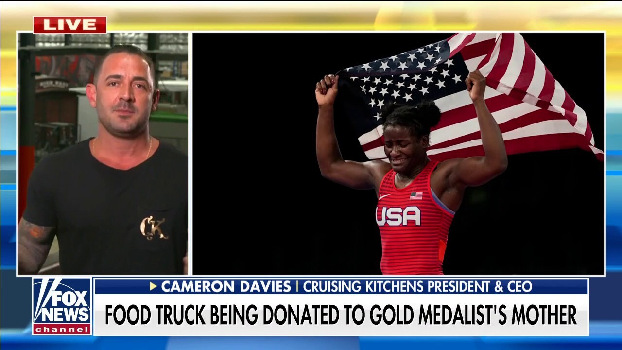 Texas business owner donates food truck to Olympic gold medal winner's mom