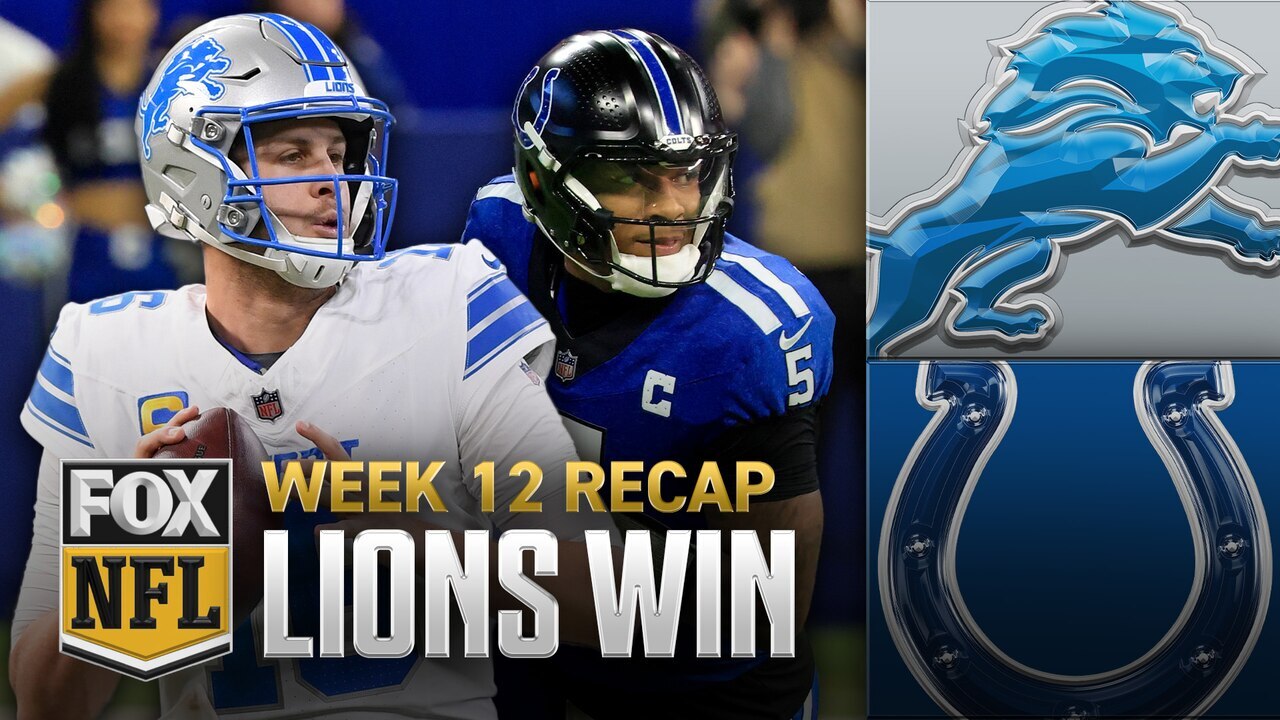 Lions vs. Colts Recap: Kenny Albert & Jonathan Vilma on Detroit's methodical 60 minutes | NFL on FOX