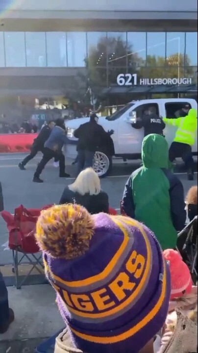 Raleigh Christmas parade: Quick-acting heroes stop out-of-control pickup truck