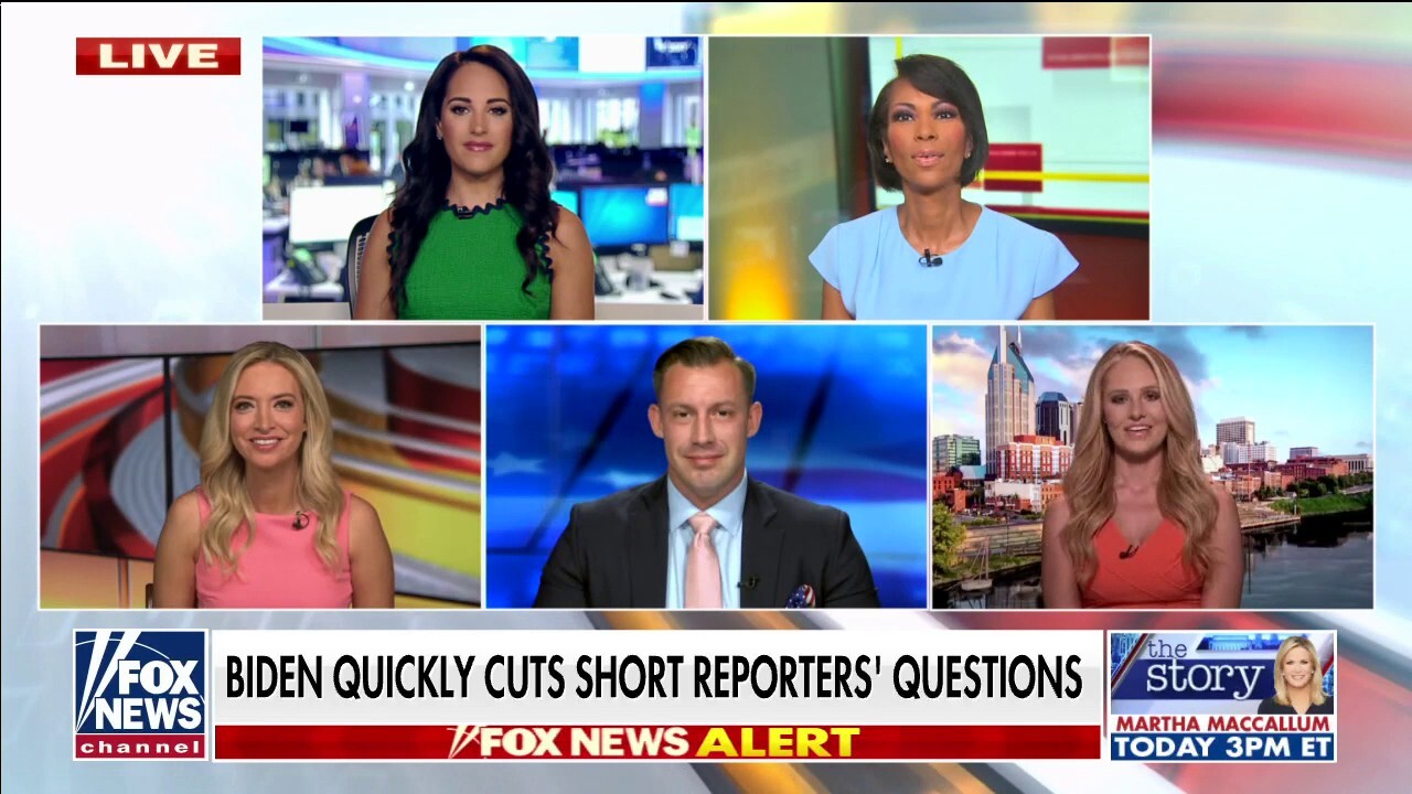 'Outnumbered' slams Biden for cutting reporters’ questions short on Afghanistan: ‘No excuse'