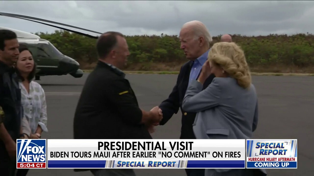 Biden interrupts vacation to visit Maui devastation