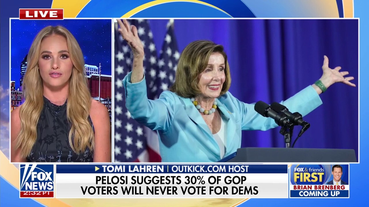  Nancy Pelosi grilled for taking swipe at 30% of Republicans: 'Nasty, untrue and cruel'