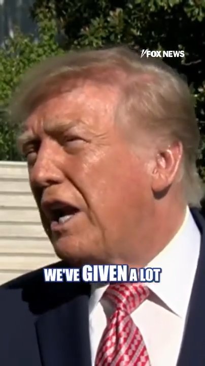 Trump: We've given a lot to Ukraine, they give us nothing