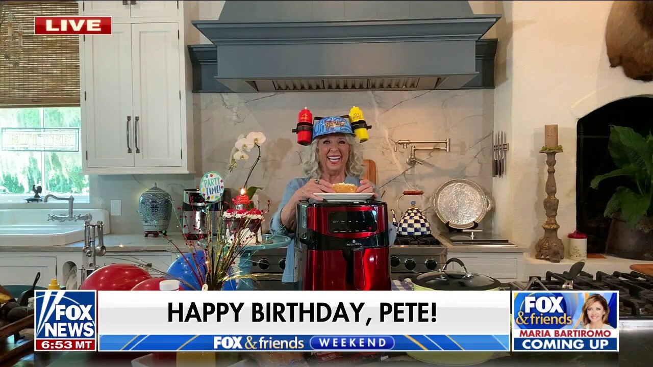 Paula Deen surprises Pete Hegseth with 'slaw dogs' for his birthday