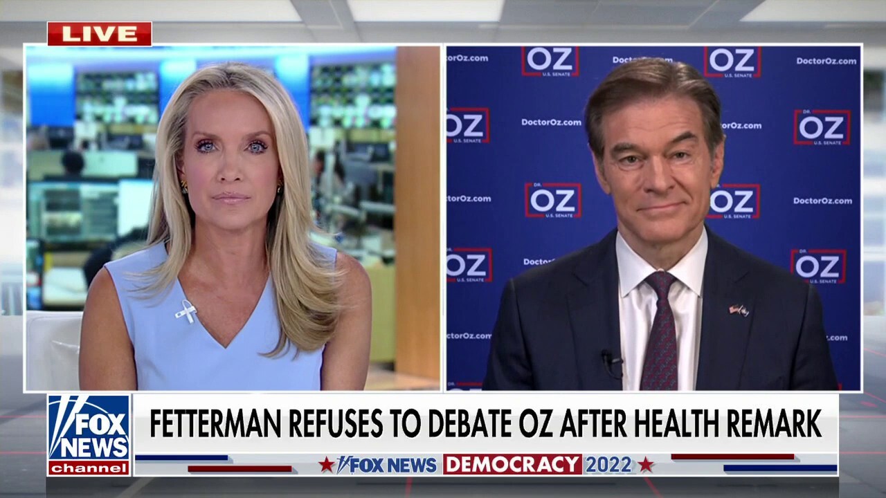 Dr. Oz reacts to Fetterman's debate refusal after health comment: 'Hiding his radical views'