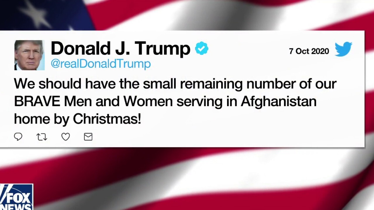 Trump tweets he will remove remaining US soldiers in Afghanistan by Christmas