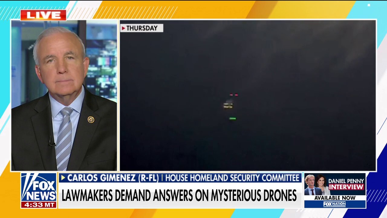 Florida lawmaker warns US is 'woefully unprepared' following mystery drone hearing